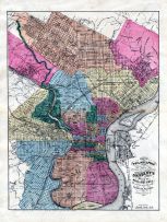 Philadelphia City Map, Philadelphia 1875 Vol 4 Ward 20